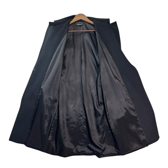 Ulla Johnson Womens Wool Cashmere Overcoat M Black Single-Breasted Tailored - Picture 8 of 13